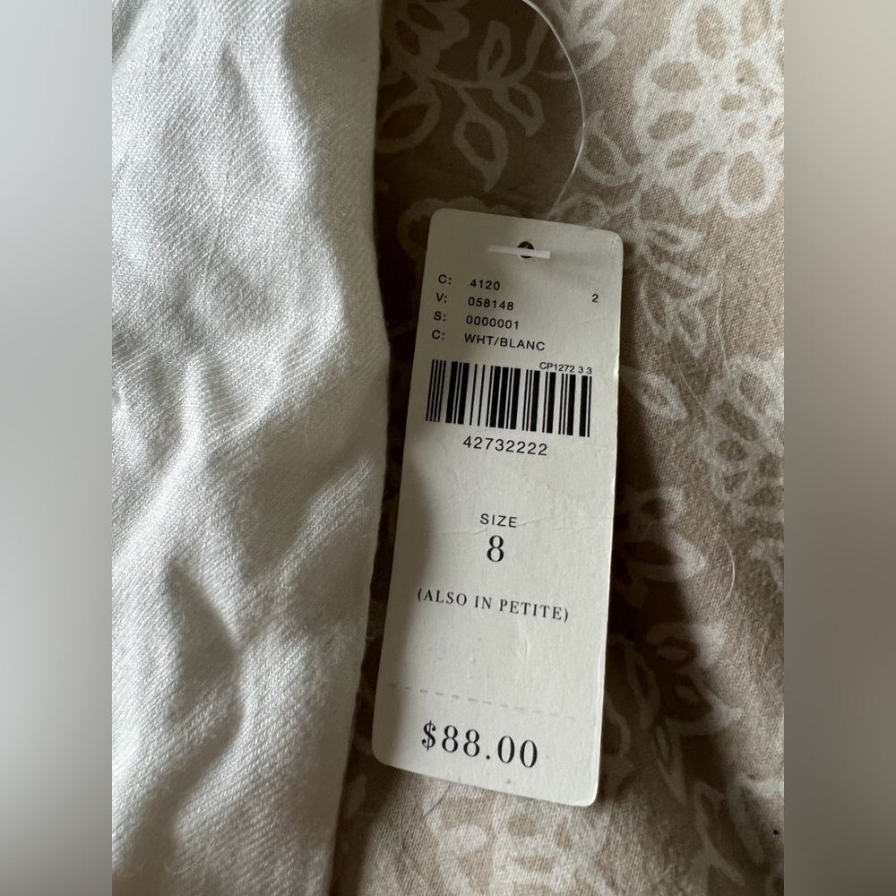 NWT Akemi + Kin Riverine Linen Blend Midi Skirt size 8 - Picture 5 of 8